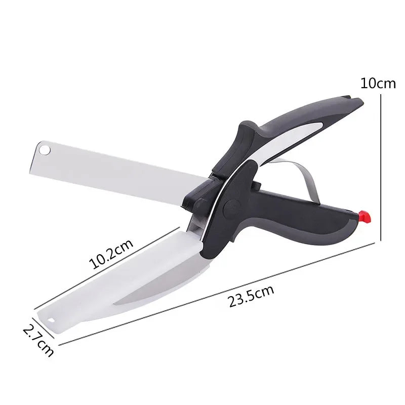 2-in-1 Kitchen Scissors with Mini Cutting Board